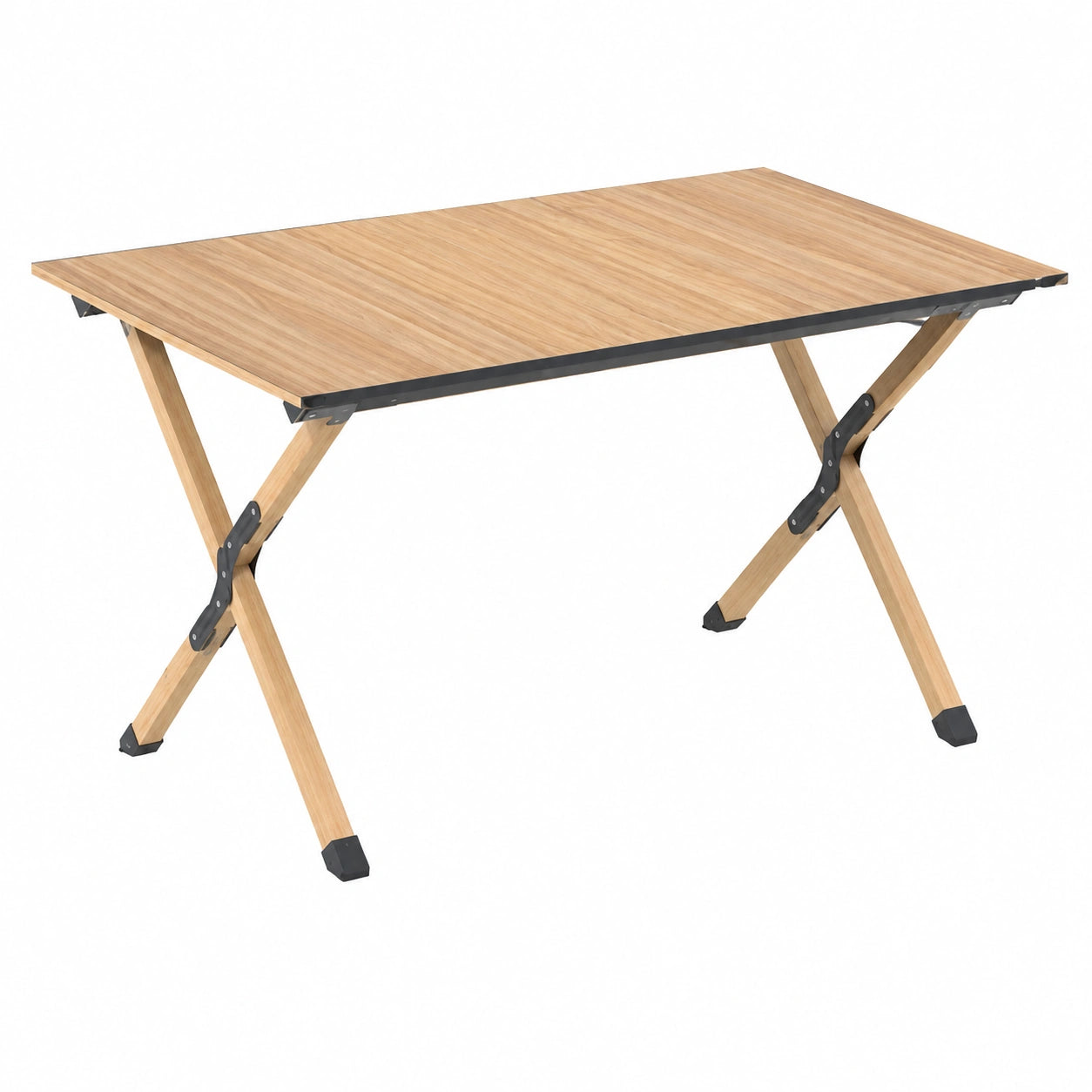 Tavolo da pranzo pieghevole portatile, set di tavolo da esterno espandibile per piccoli spazi, ideale per campeggio e riunioni, leggero e facile