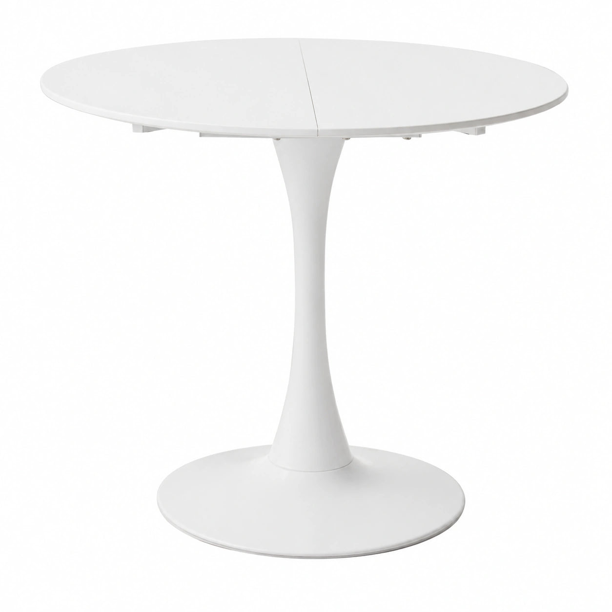 Tavolo da Pranzo Rotondo Moderno, Tavolo da Pranzo Rotondo da 110 cm, Adatto per 4-6 Persone, per Soggiorno, Sala da Pranzo