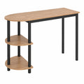 Tavolo da cucina Freetown, Rovere Goldkraft, nero, 110 ¡Á 50 cm, con ripiani aperti