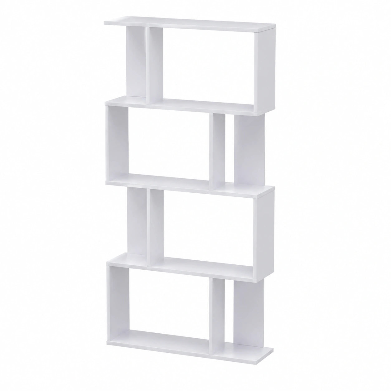 Scaffale Per Soggiorno, Libreria Bianca Per Camera, 5 Ripiani Legno Mdf, Moderna - Misure: 169 ¡Á 60 ¡Á 24 cm (HxLxP) - arte. RE4585