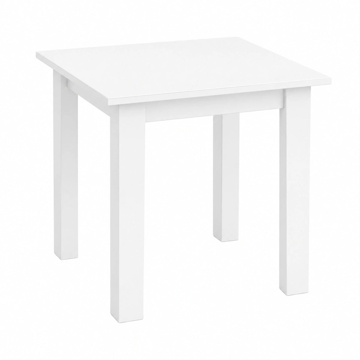 Tavolo da pranzo Karlos, Bianco, 80 ¡Á 80 cm, adatto per 2, 4 persone per l'utilizzo nella zona pranzo
