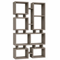 Libreria a 4 Ripiani Multiscaffale in Legno Moderno, Scaffalatura Versatile con Struttura Resistente, Ideale per Soggiorno, Ufficio, Studio