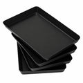 Lifewit Vassoio da Portata, Vassoio Plastica Rettangolo peccato BPA, 36.7 ¡Á 24cm per Buffet Dolci, Portafrutta da Tavolo, Cucina Decorativo