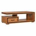 Divano Scrivania Salvaspazio Tavolino Da Divano Laterale Tavolo Salvaspazio Tavolino da Salotto 100 ¡Á 45 ¡Á 33 cm in Legno Massello di Acacia per Sala