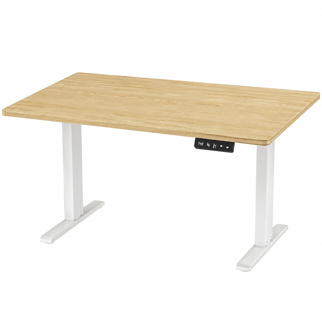 Scrivania Regolabile in Altezza 100 ¡Á 60 cm, Scrivania Regolabile in Altezza Elettrica, in Piedi, per Computer Regolabile, per Lavoro