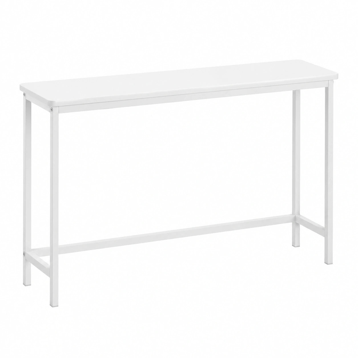 Consolle Ingresso, Tavolo Consolle, 100 cm Tavolo Console Stretto, Tavolino da Divano Bamb¨´ per Soggiorno, Corridoio